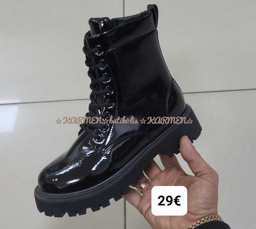 Lakiniai šilti eko odos aulinukai