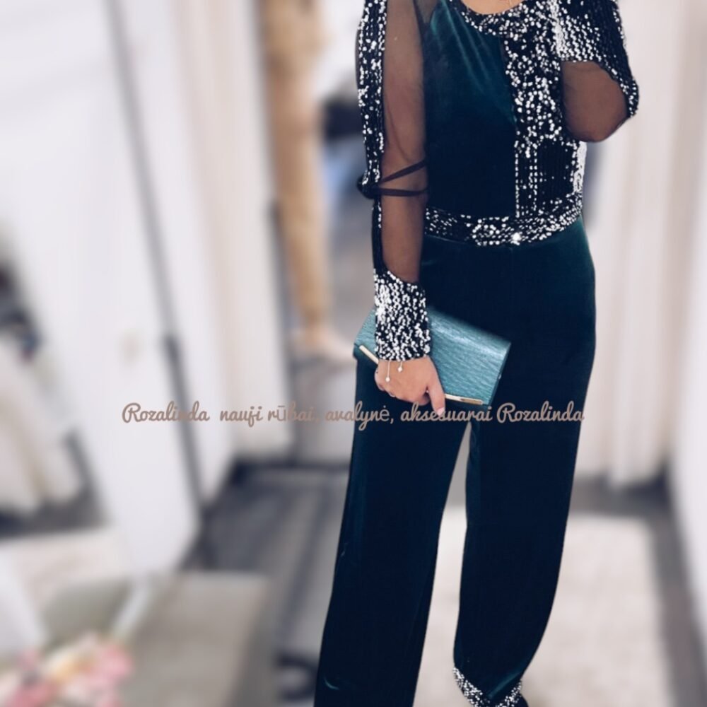 Proginis veliūrinis kombinezonas