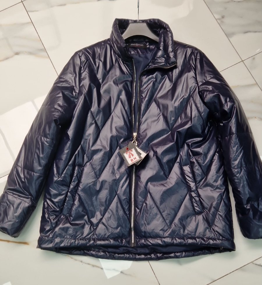 Lengva t.mėlyna striukė plius dydžio - Image 2