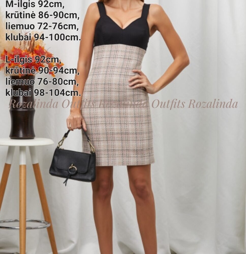 Trumpa bodycon suknelė