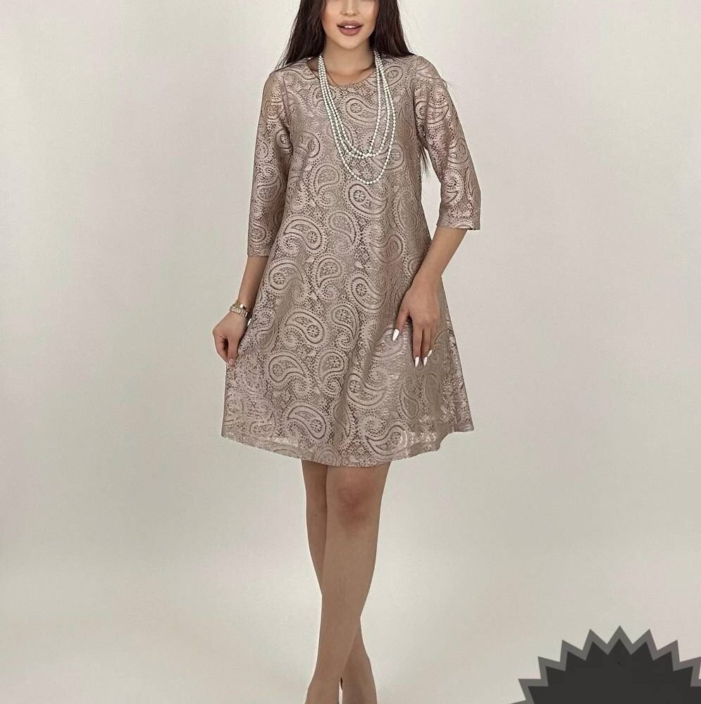 Kapuchino spalvos Gifiūrinės suknelės