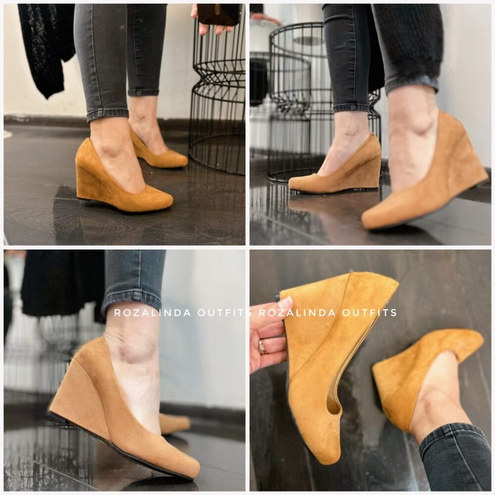 Ryzos/ Camel spalvos platforminiai bateliai