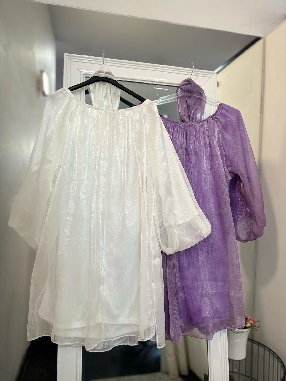 Šifoninė trumpa suknelė - Image 6