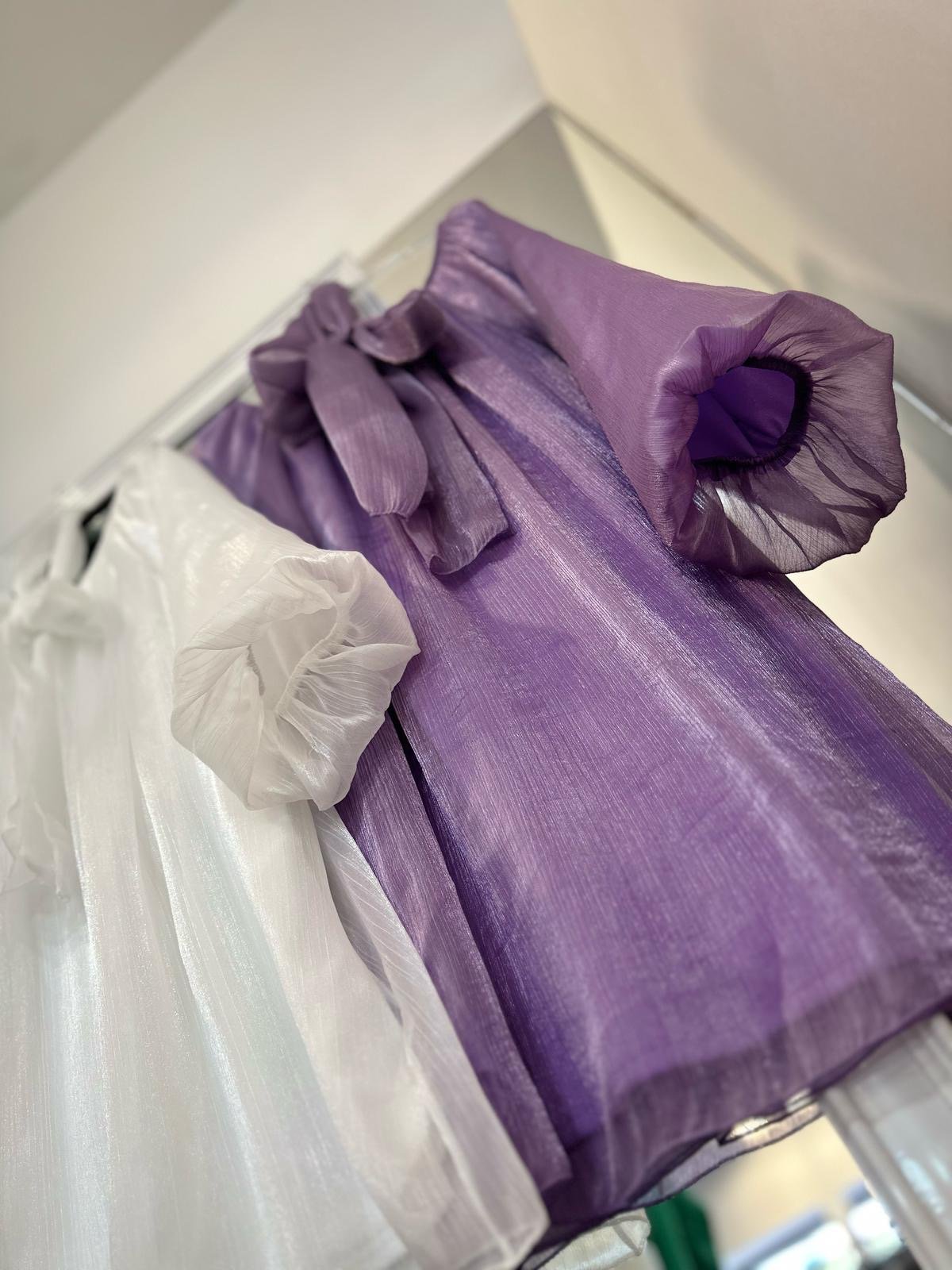 Šifoninė trumpa suknelė - Image 4