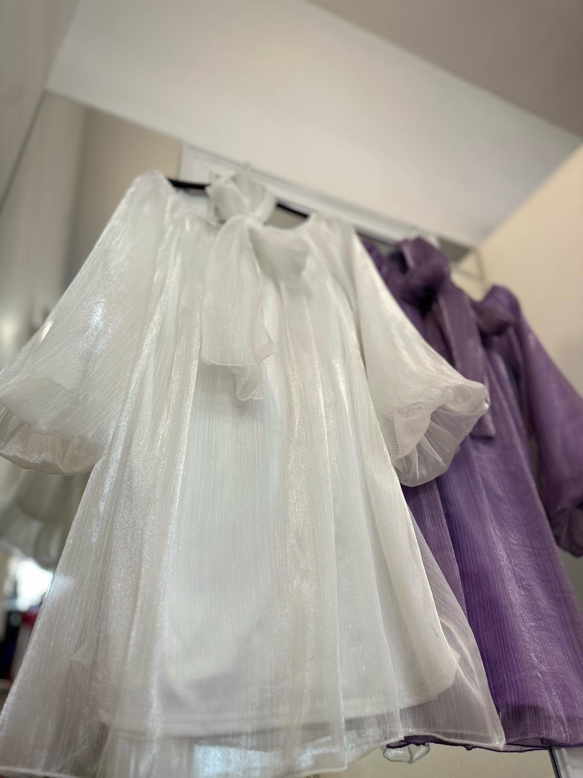 Šifoninė trumpa suknelė - Image 5