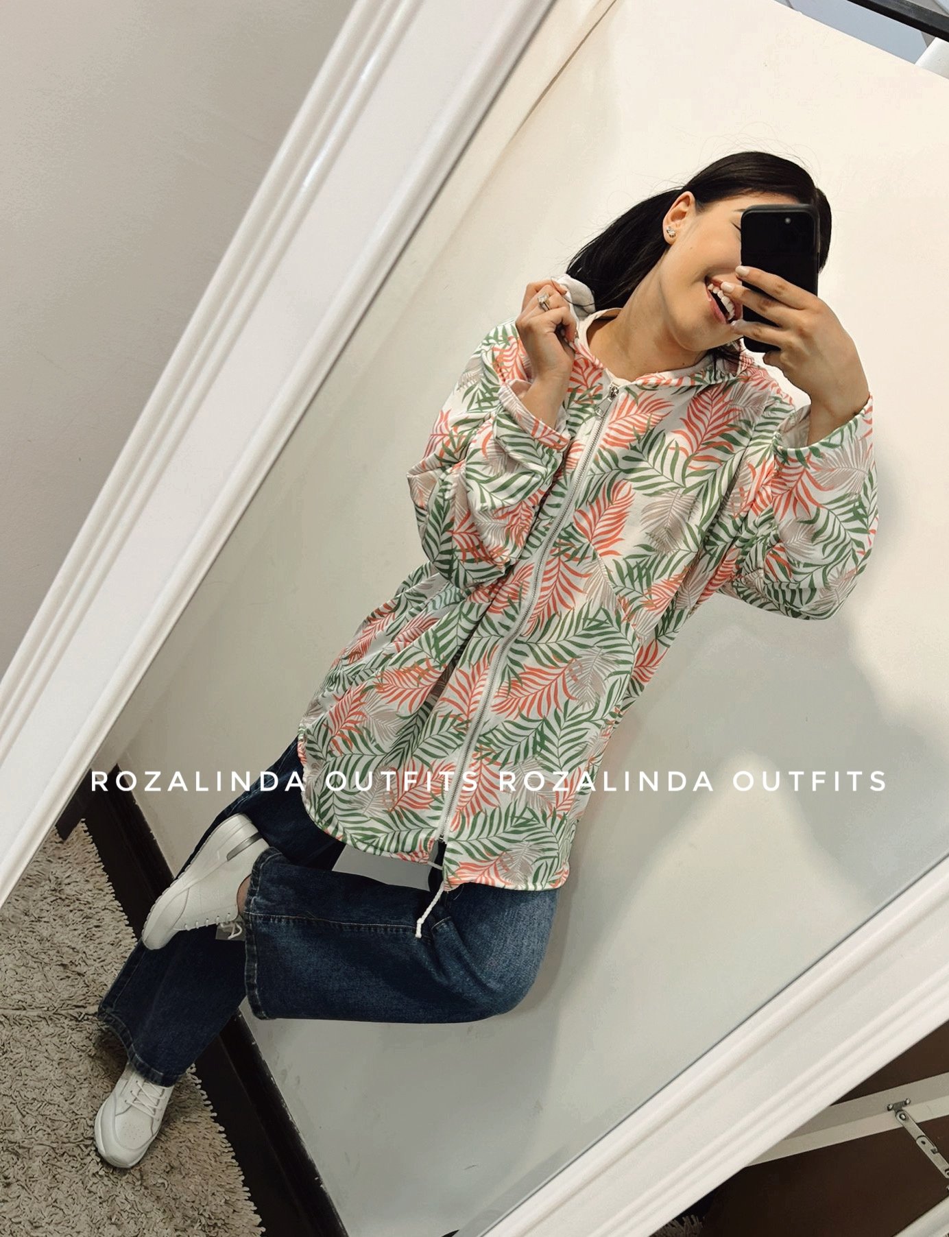 Oversize bliuzonai su uztrauktuku ir kapišonu - Image 7