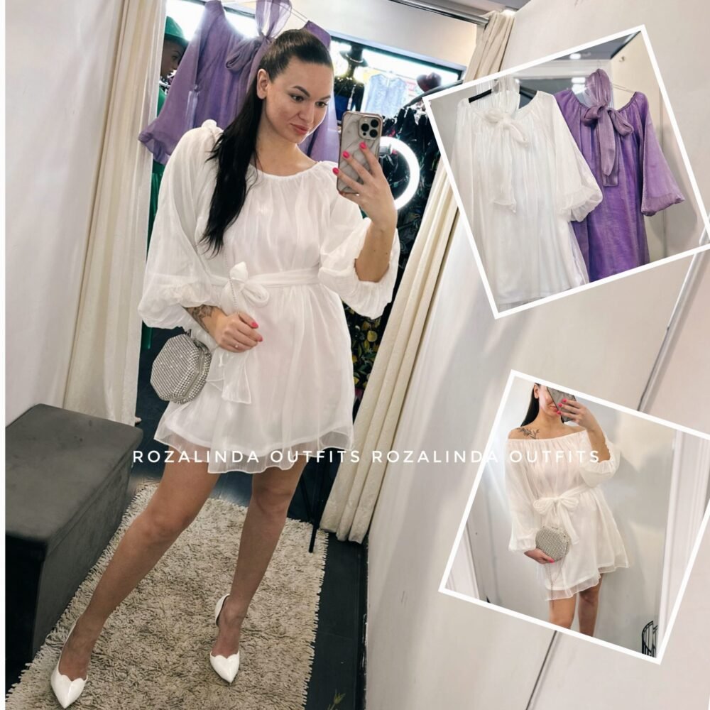 Šifoninė trumpa suknelė