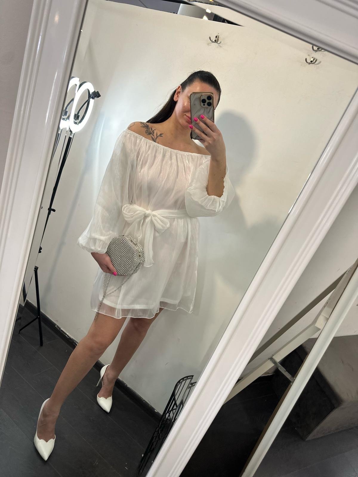 Šifoninė trumpa suknelė - Image 2