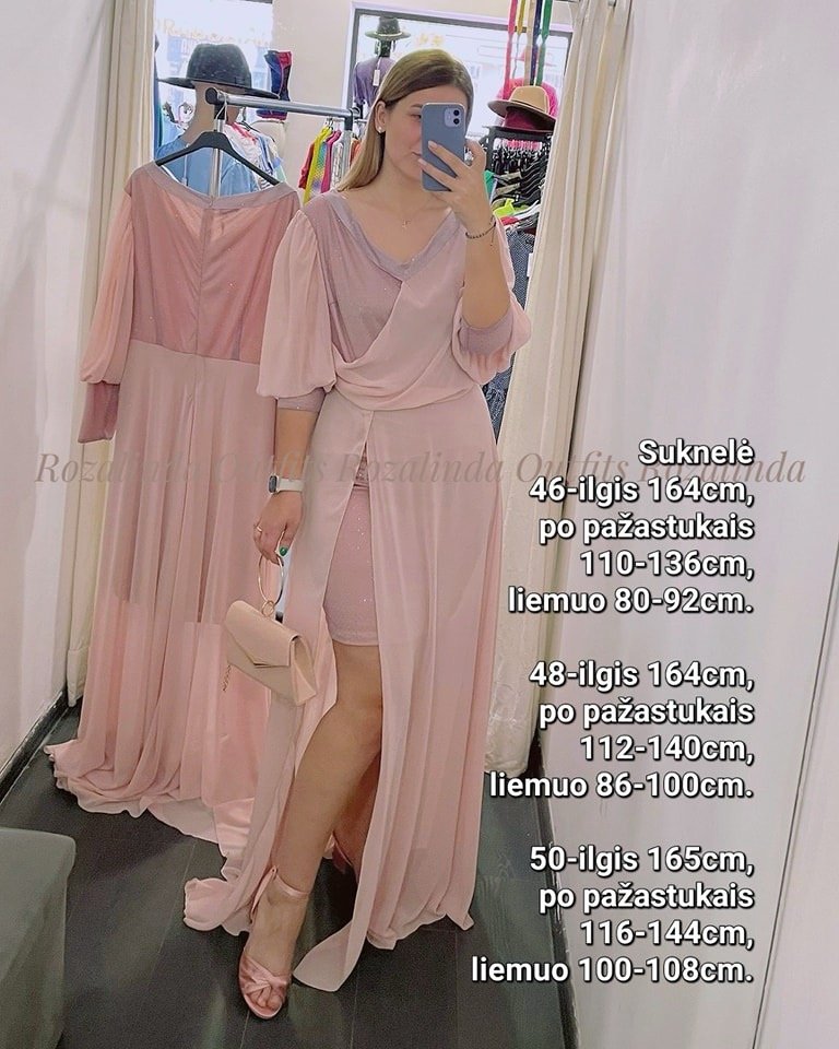 Elegantiška seksuali plius dydžio proginė suknelė