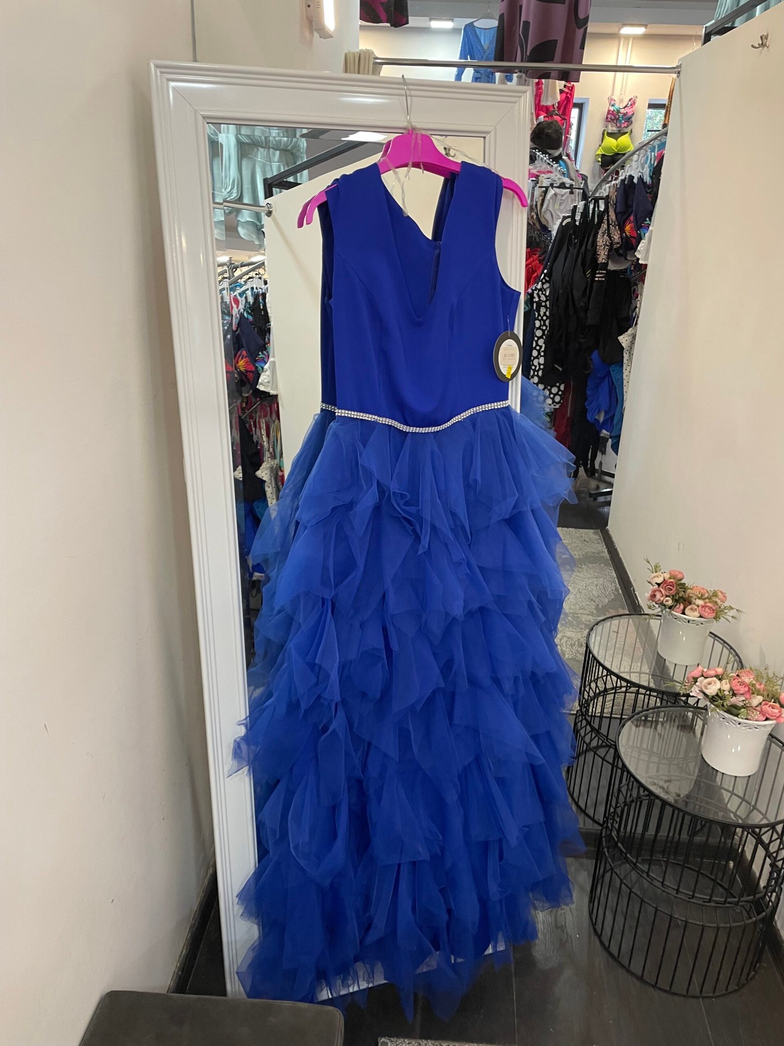 Ilga tiulinė suknelė „Karališkas debesėlis“ 34dydis - Image 2