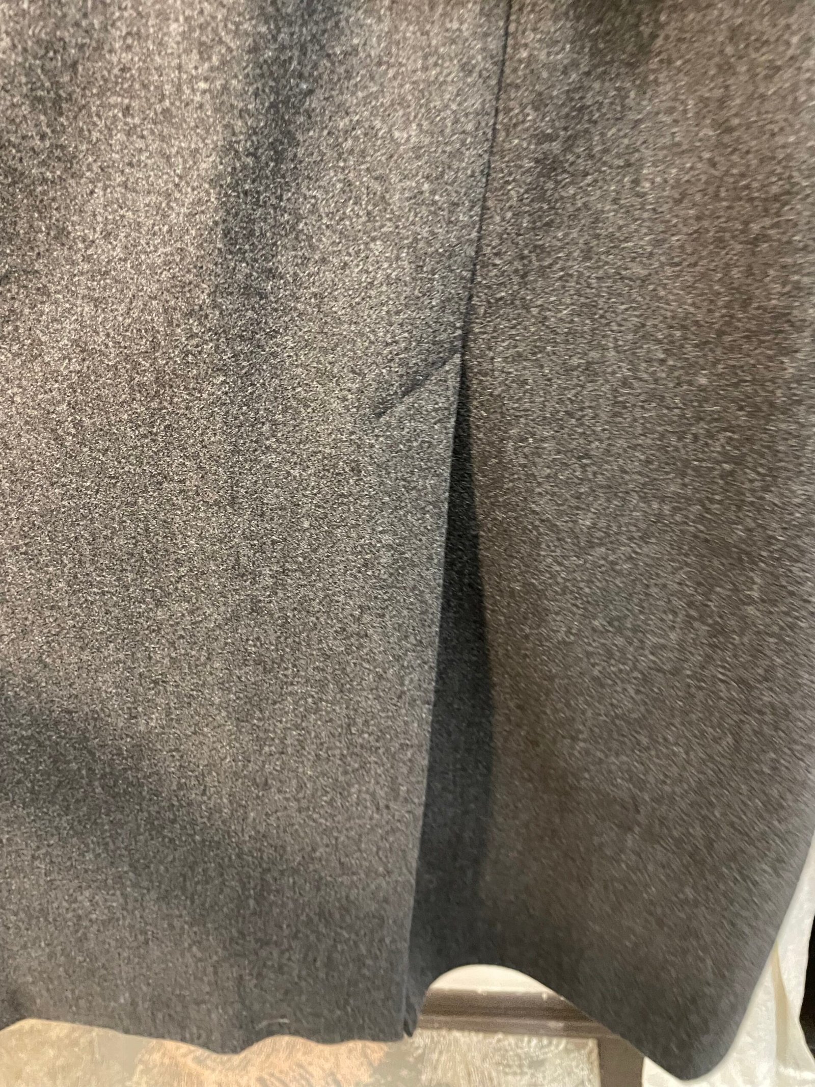 Grafito spalvos vilnonis paltas su diržu • Premium kokybė - Image 6